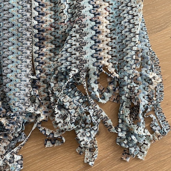 NWT Becca by Rebecca Virtue Wander Fringe Sheer Kimono Swim Cover-Up - 1X - Picture 8 of 10